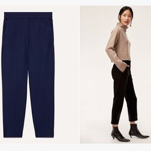 Aritzia Babaton Conan Pants in Navy Blue